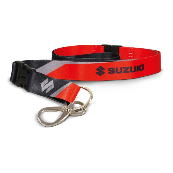 Breloc Cheie Snur Oe Suzuki Negru / Gri / Rosu 990F0-MLAN2-000